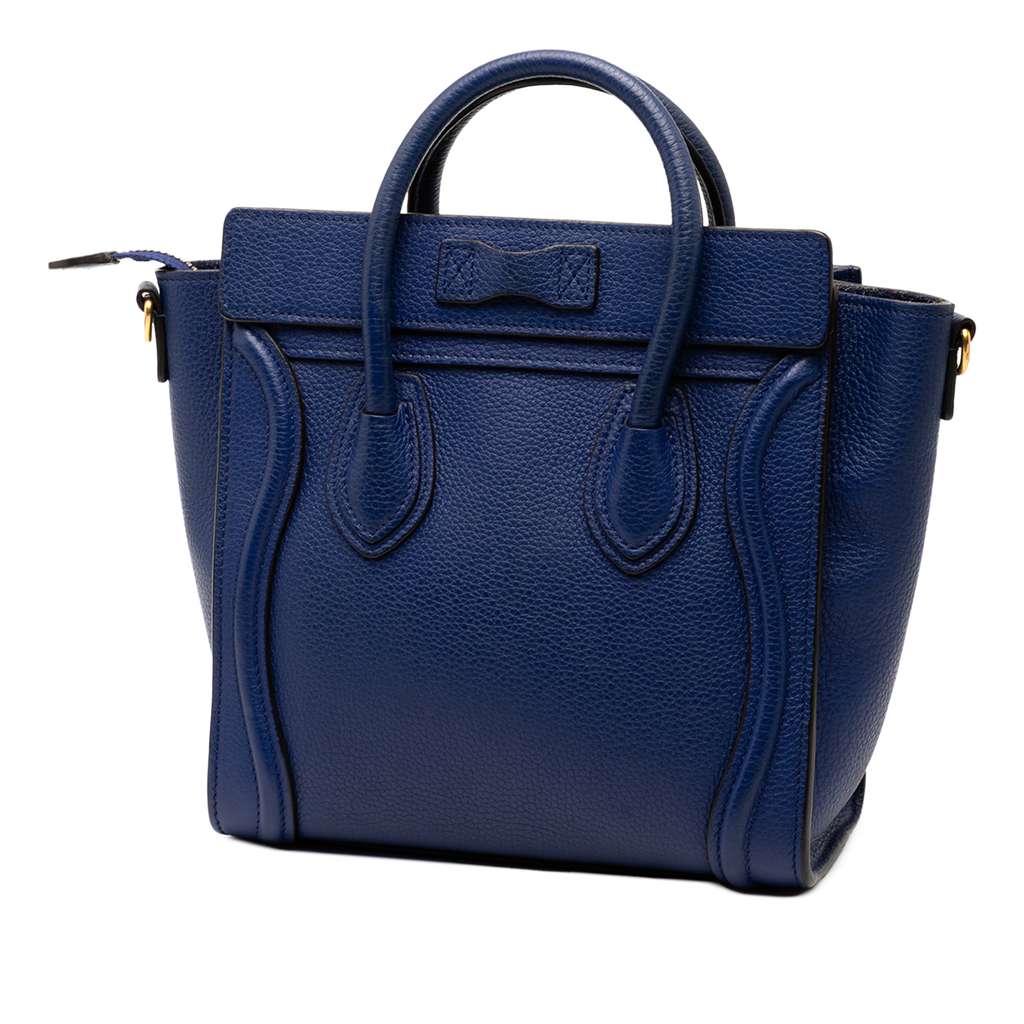 Celine Nano Leather Luggage Tote - 2