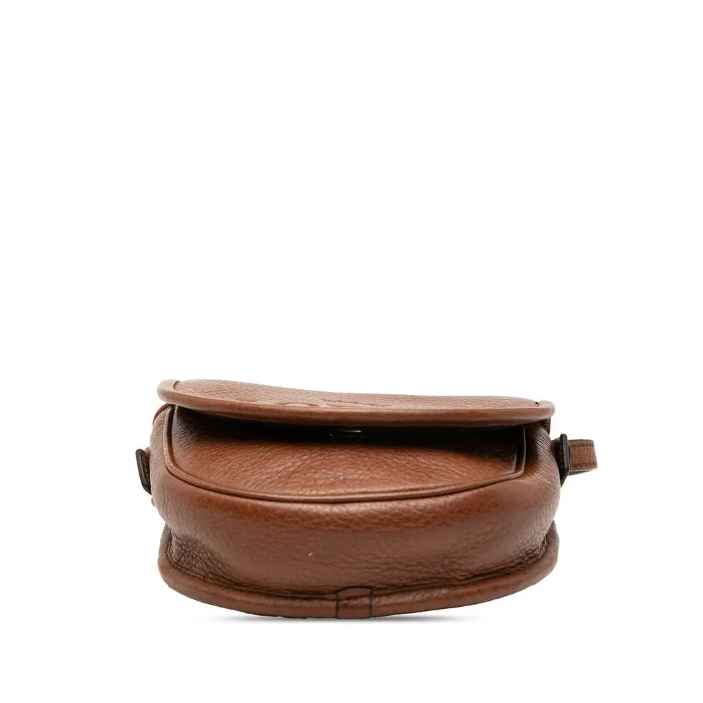 Loewe Mini Leather Heritage Crossbody Brown Leather Very good - Inside View