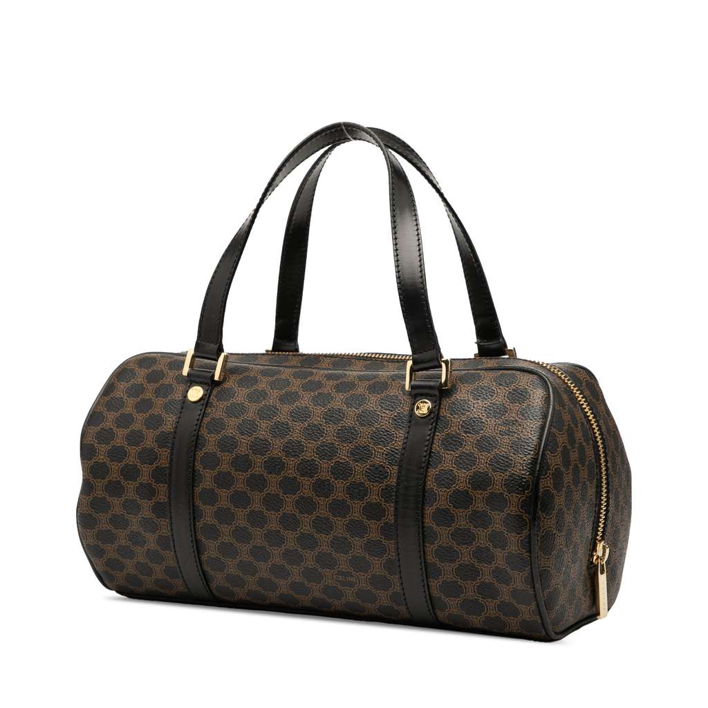 Celine Macadam Coated Canvas Handbag - 2