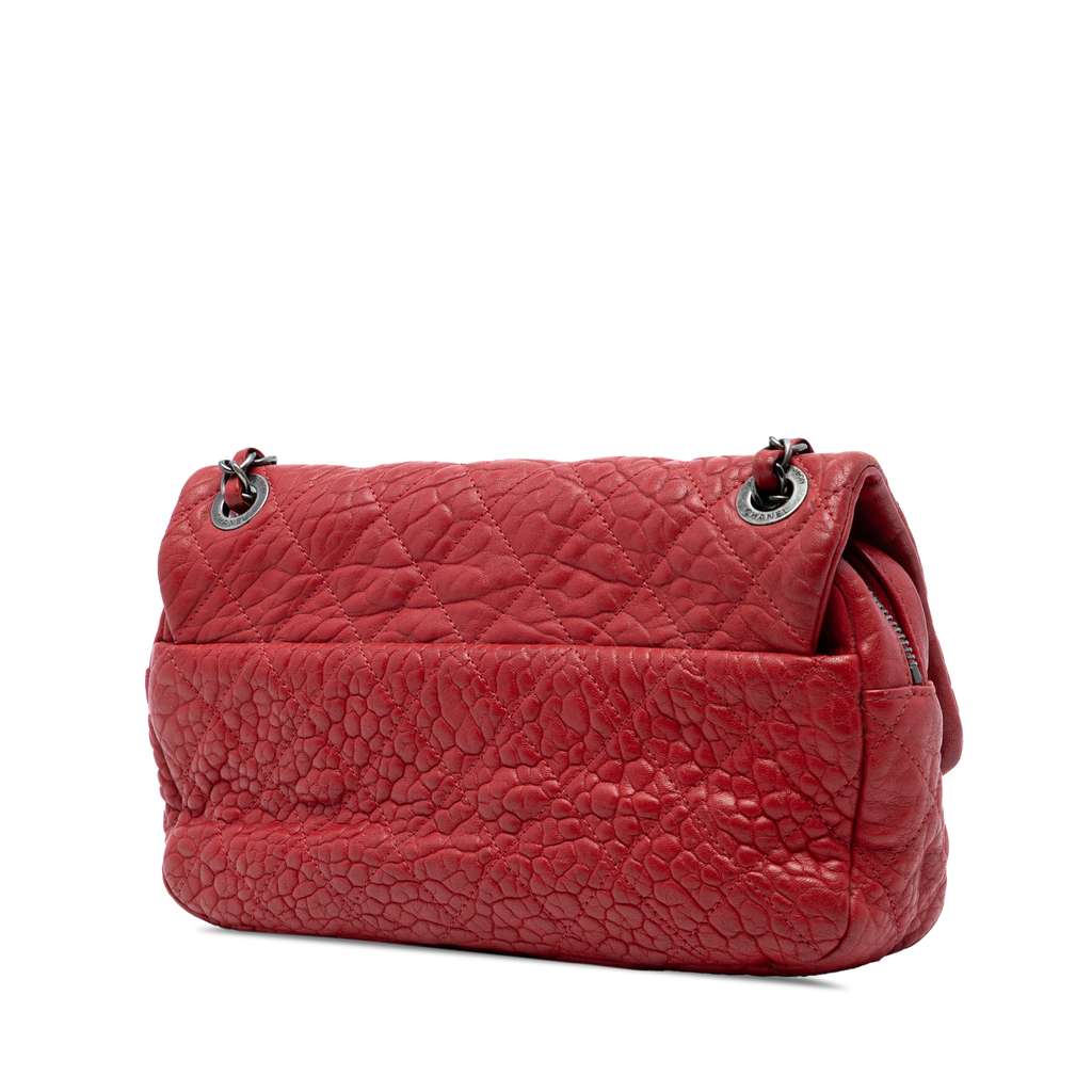 Chanel Small Quilted Distressed Calfskin Easy Flap - 2