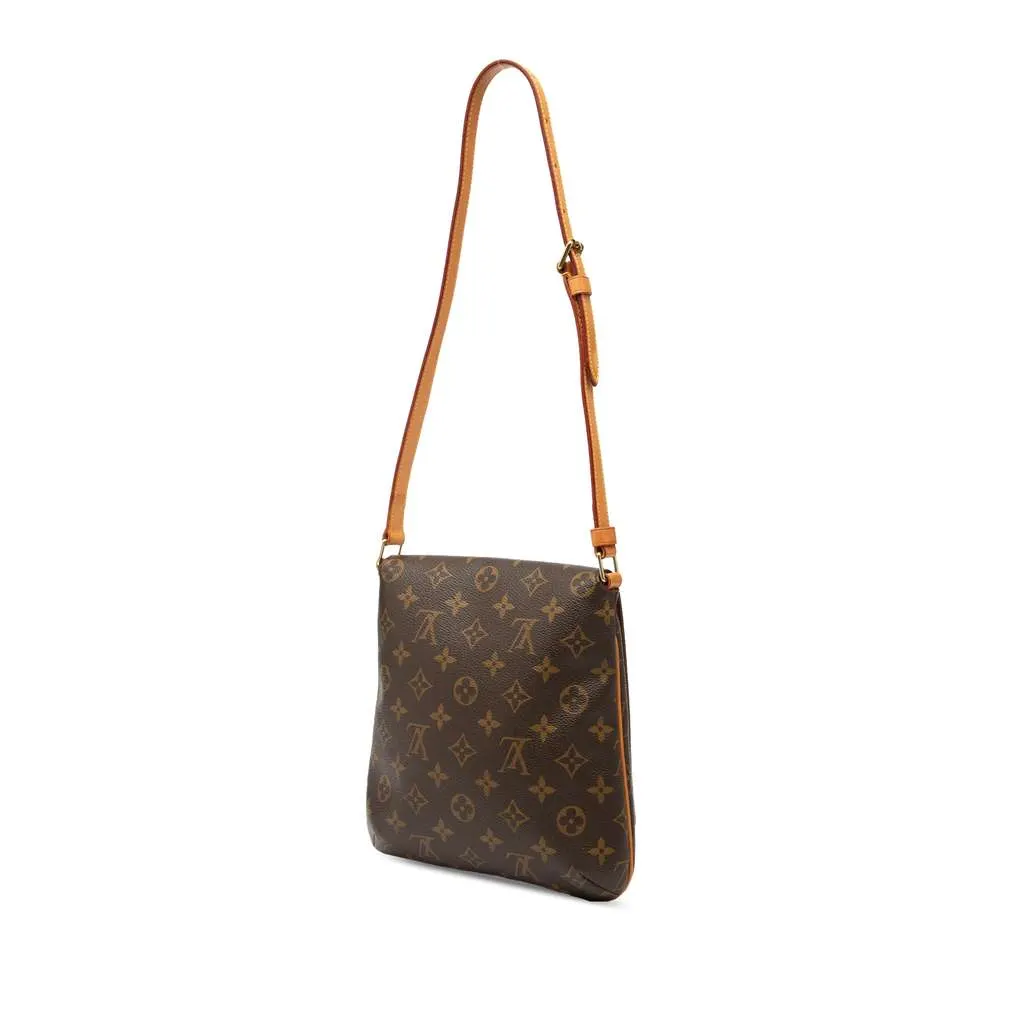 Louis Vuitton Monogram Musette Salsa Short Strap Brown Very good - Back View