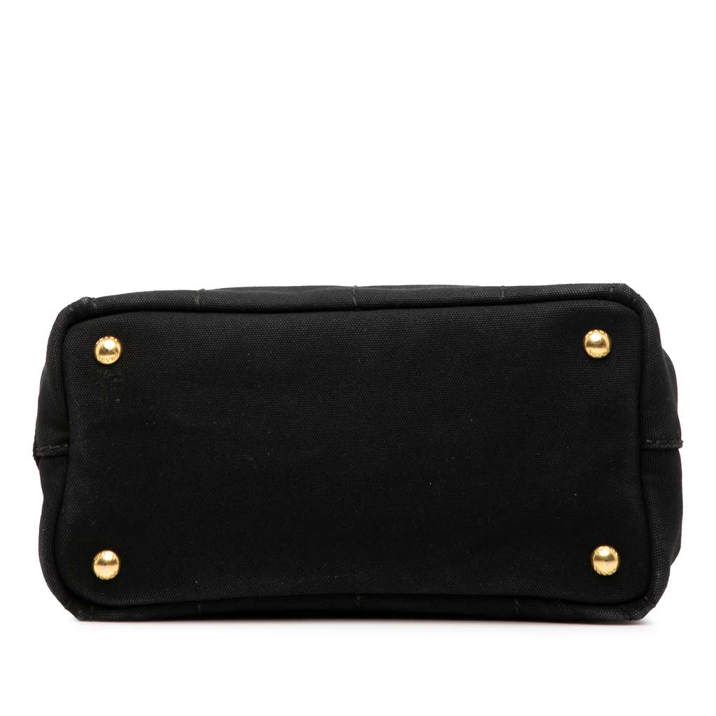 Prada Small Canvas Canapa Logo Satchel - 3