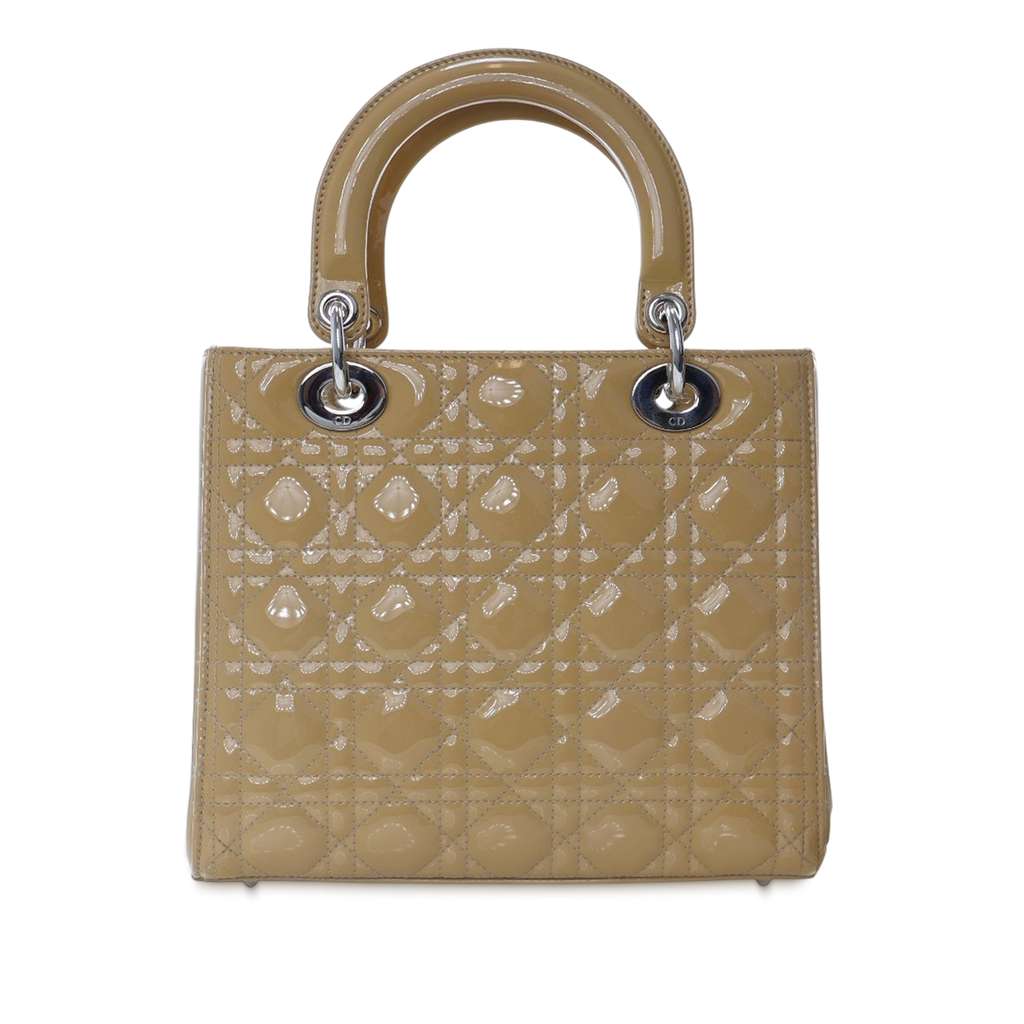 Dior Medium Patent Cannage Lady Dior - 3