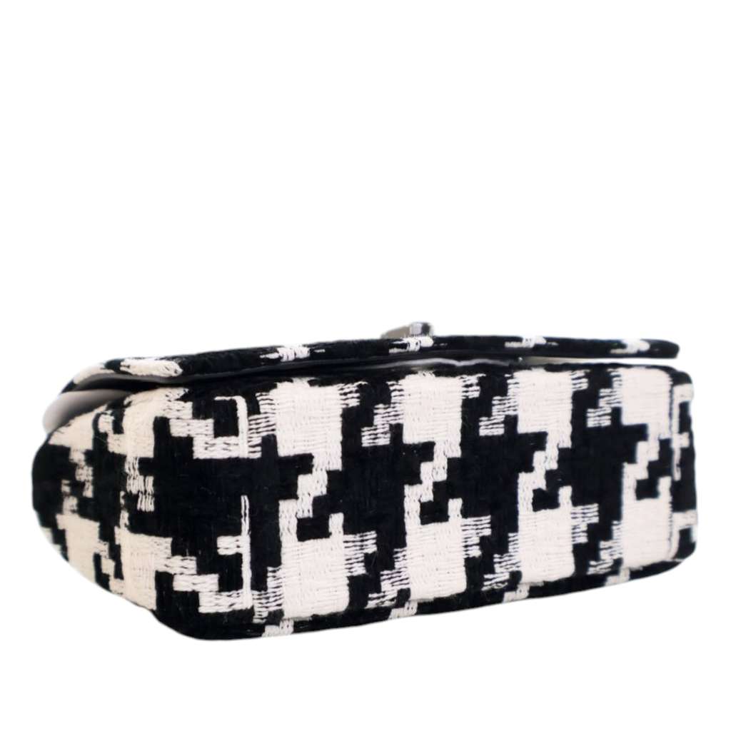 Dior Small Technical Canvas Macro Houndstooth Caro Bag - 5