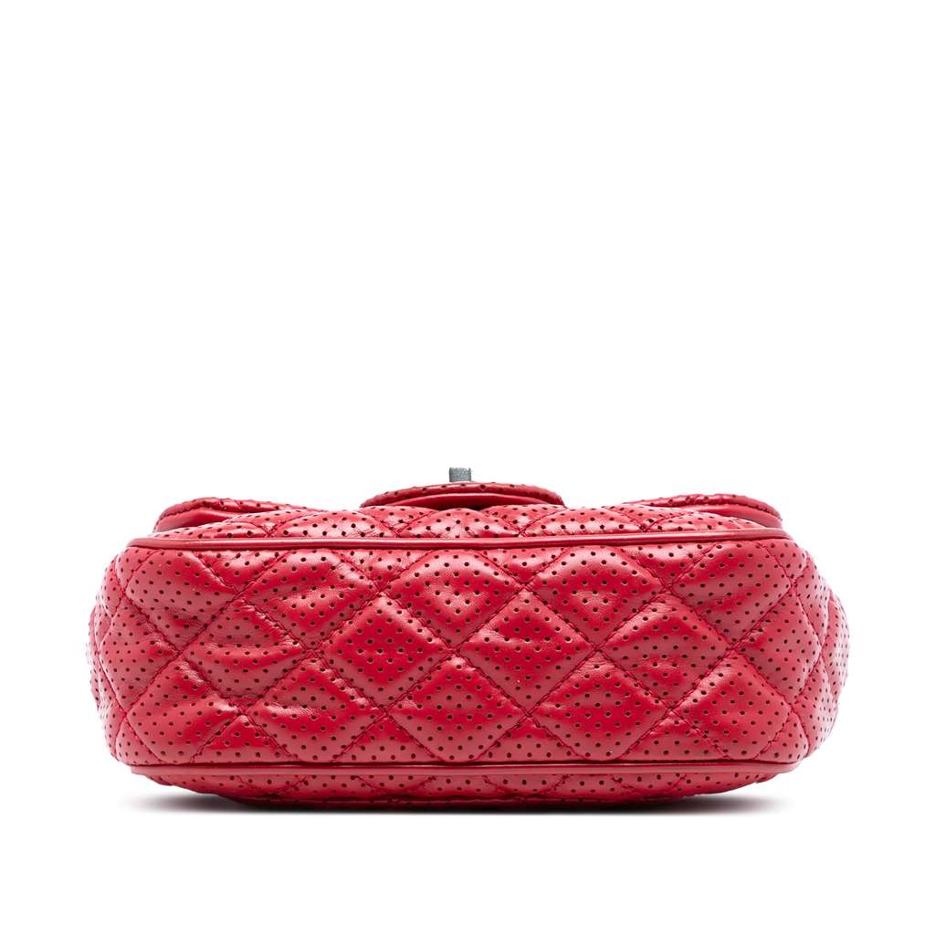 Chanel Mini Perforated Lambskin Punch Flap - 3