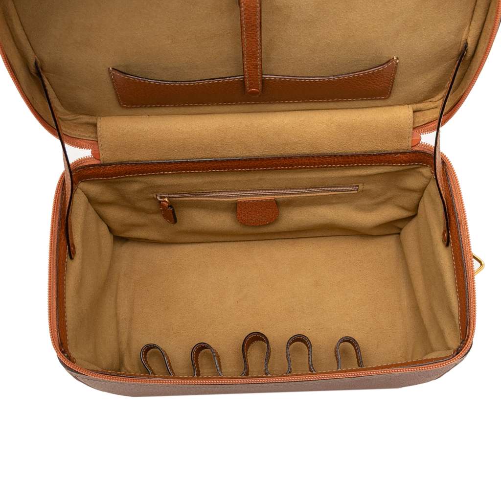 Gucci Leather Bamboo Vanity Bag - 4