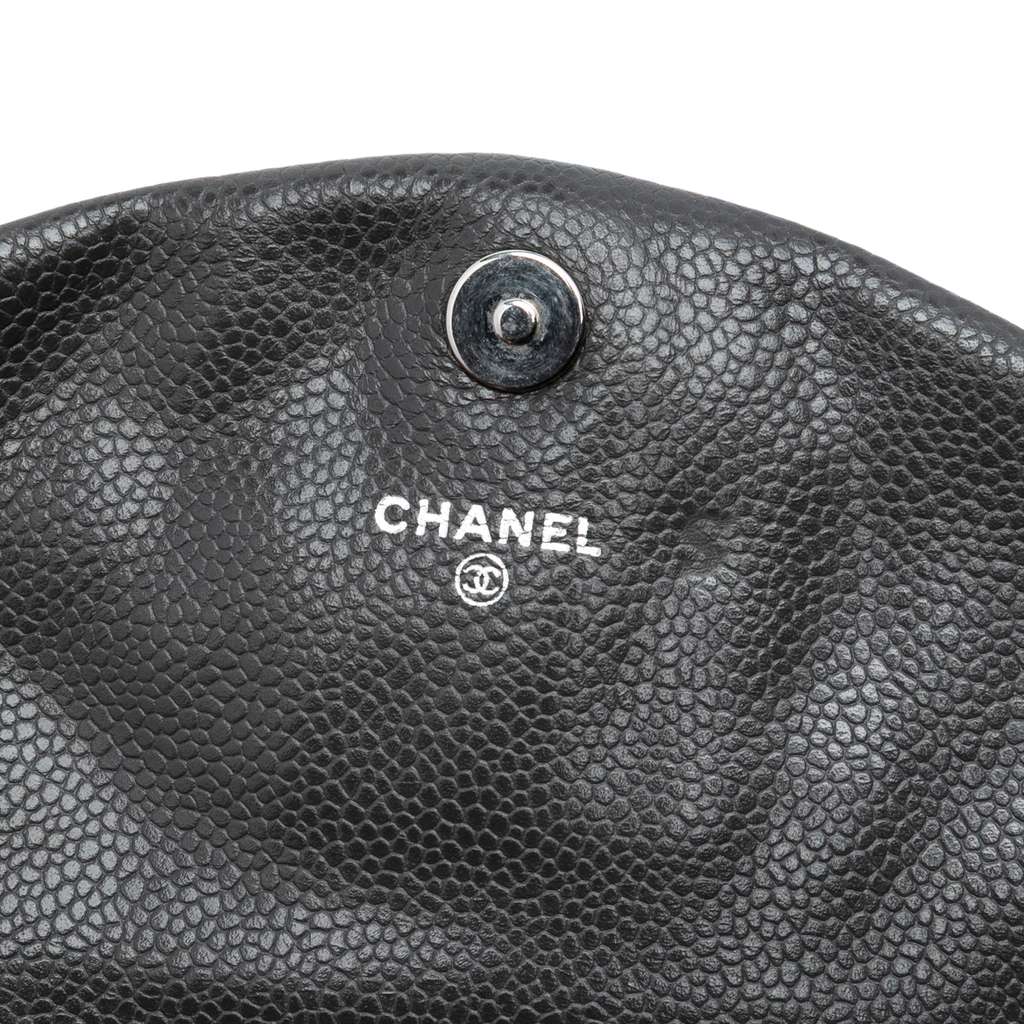 Chanel CC Caviar Half Moon Wallet on Chain - 5