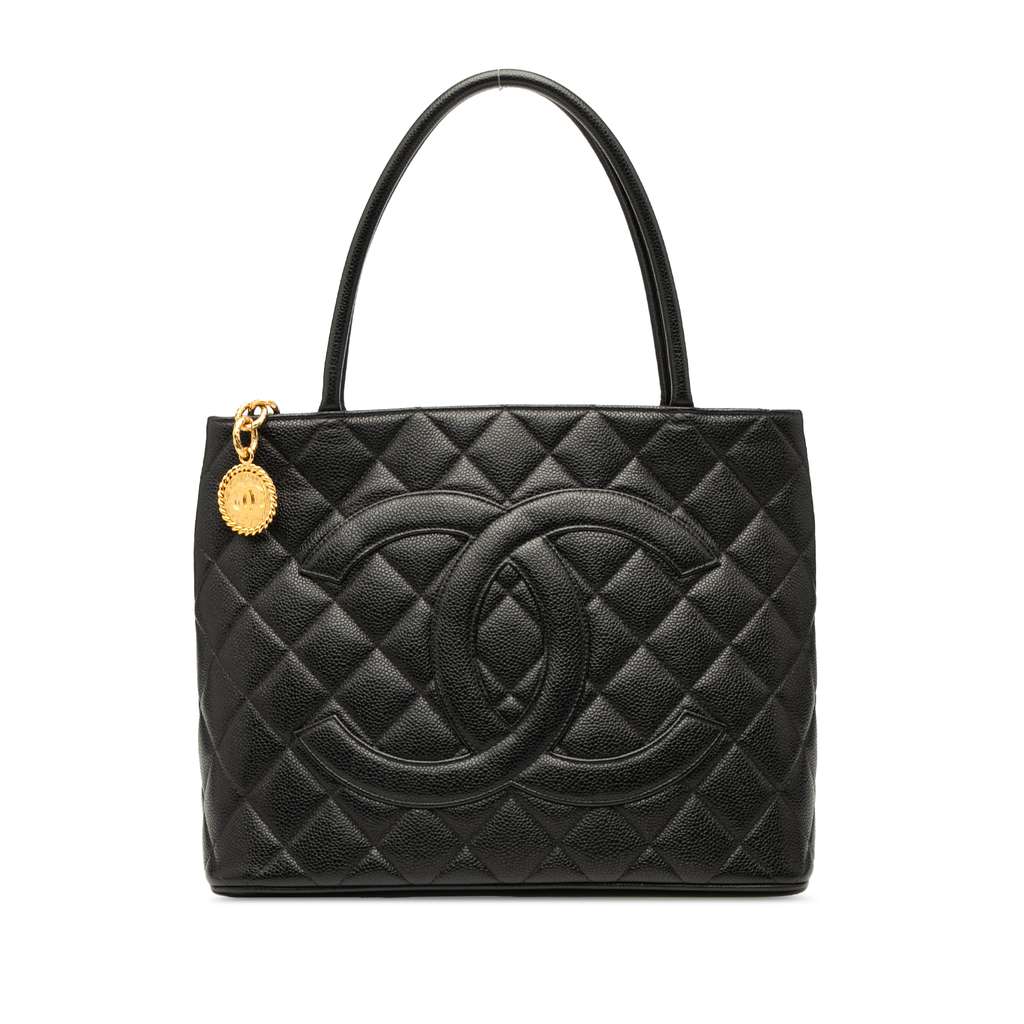 Chanel Caviar Medallion Tote