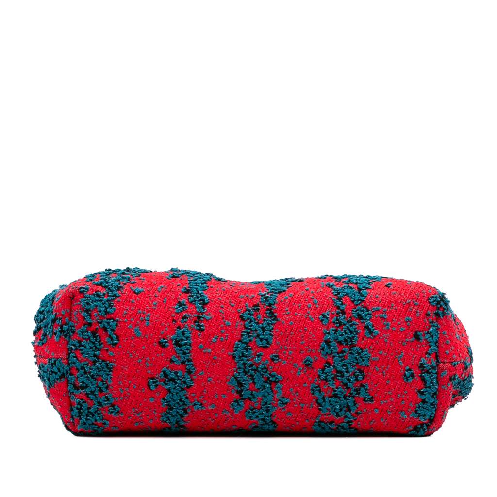 Bottega Veneta Medium Boucle Tweed The Point Triangle Satchel - 3