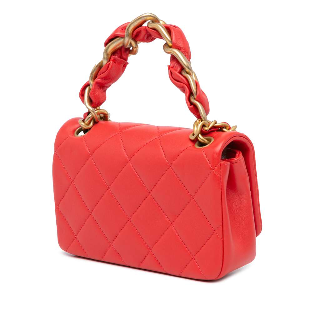 Chanel Small Quilted Lambskin Chain is More Flap - 2