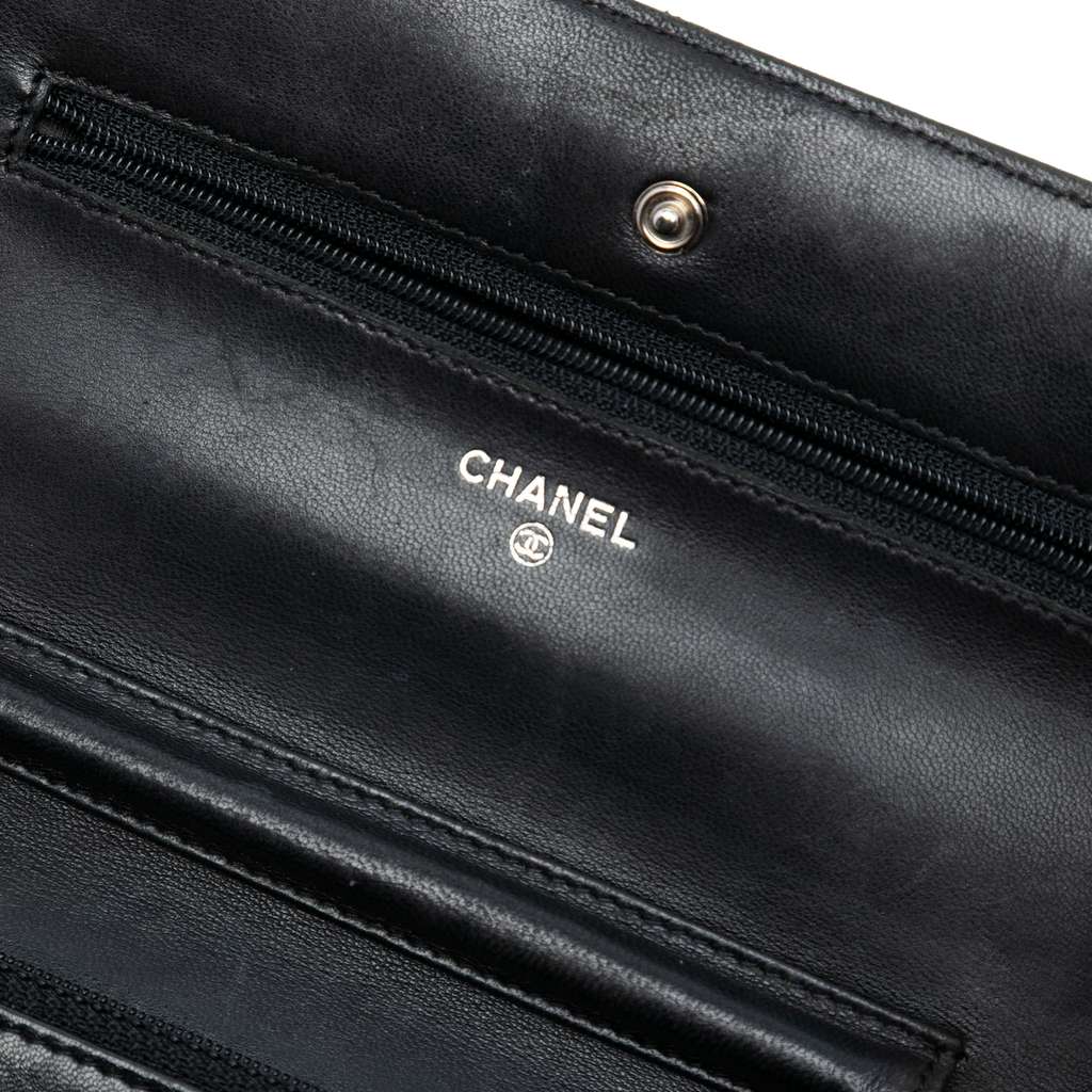 Chanel CC Calfskin Wallet on Chain - 5
