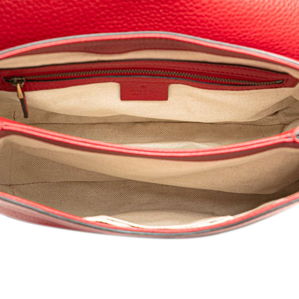 Gucci GG Marmont Leather Animalier Crossbody - 4