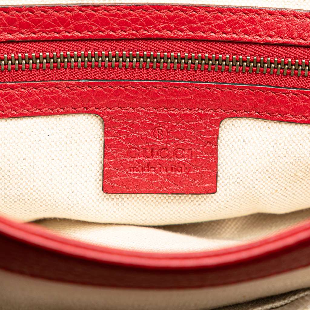 Gucci GG Marmont Leather Animalier Crossbody - 5