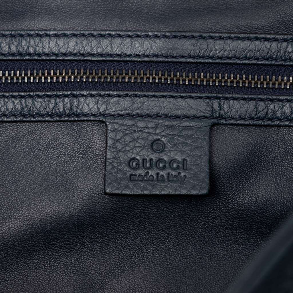 Gucci Leather Hip Bamboo Satchel - 5