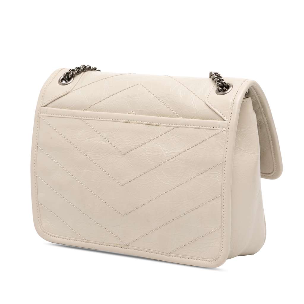 Saint Laurent Baby Crinkled Calfskin Monogram Niki Bag - 2