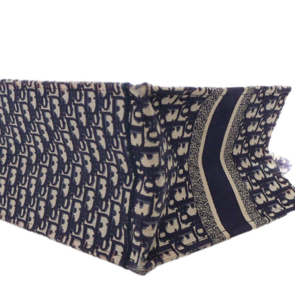 Dior Medium Oblique Embroidered Canvas Book Tote - 5