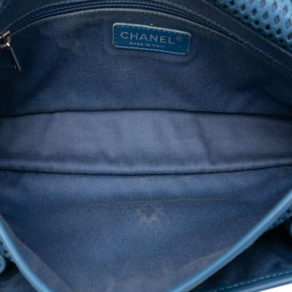 Chanel Medium Perforated Lambskin Up In The Air Flap - 4