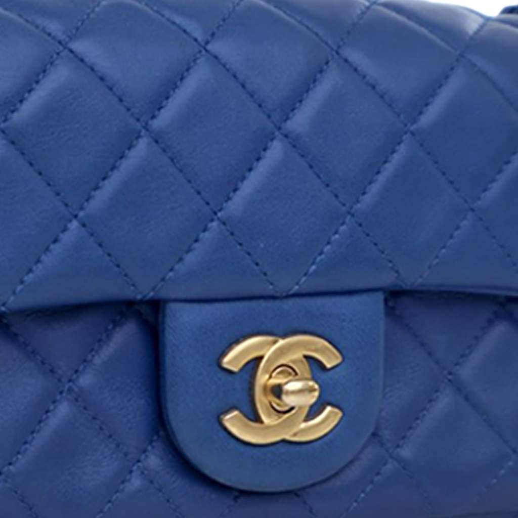 Chanel Mini Rectangular Classic Lambskin Pearl Crush Single Flap - 2
