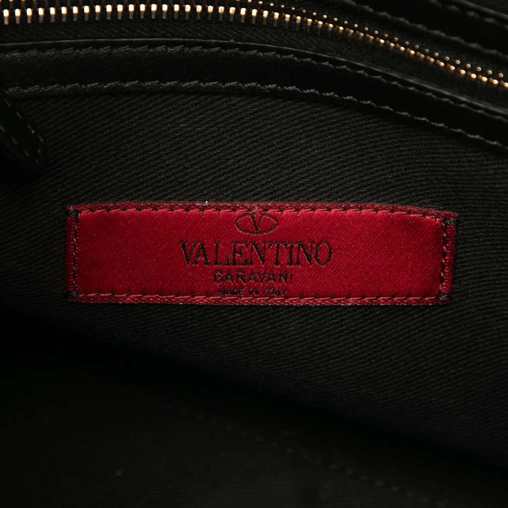 Valentino Leather Rockstud Drawstring Tote - 5