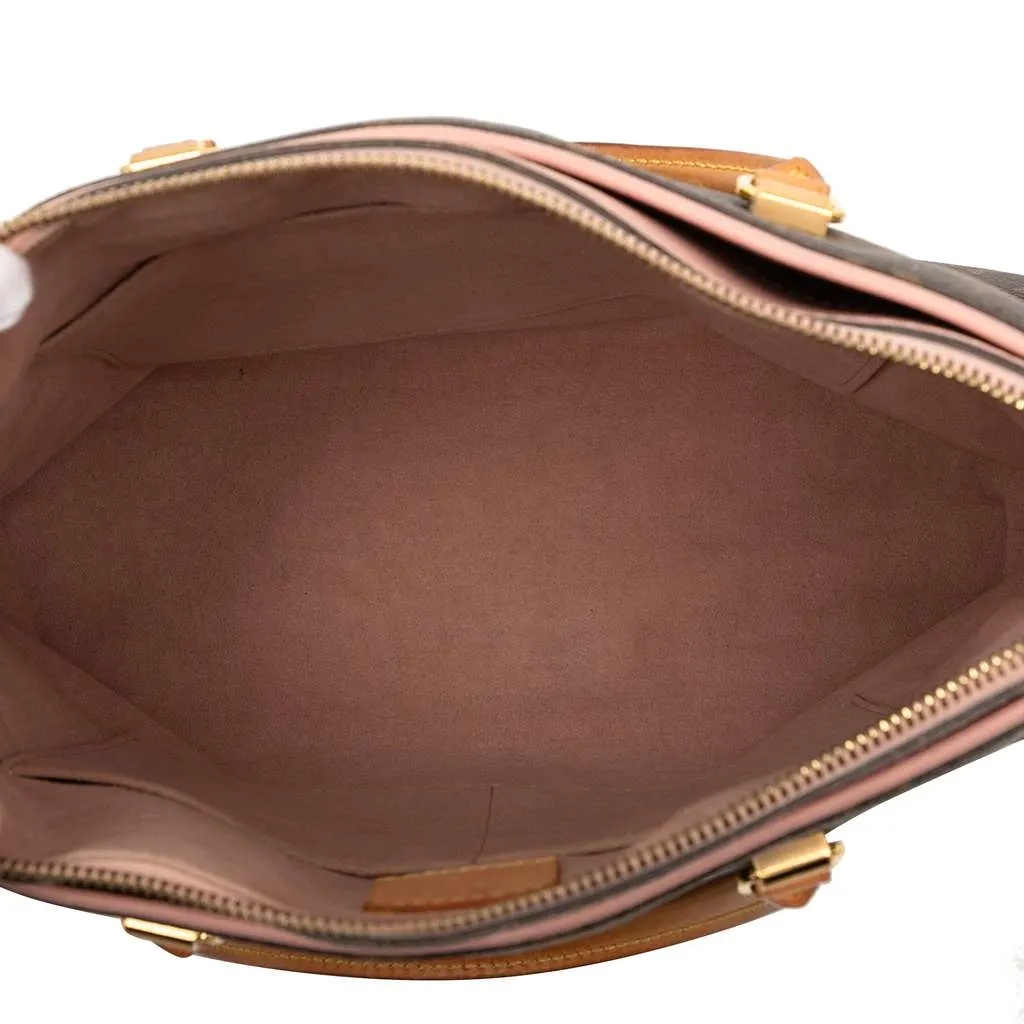 Louis Vuitton Monogram Pallas MM Brown Good - Model View