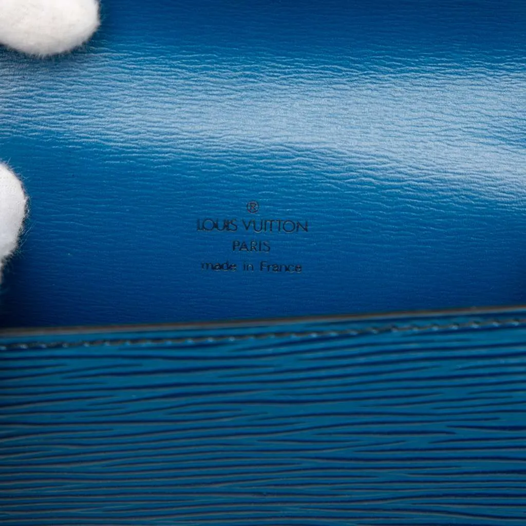 Louis Vuitton Epi Tilsitt Belt Bag Blue Leather Very good - Box View