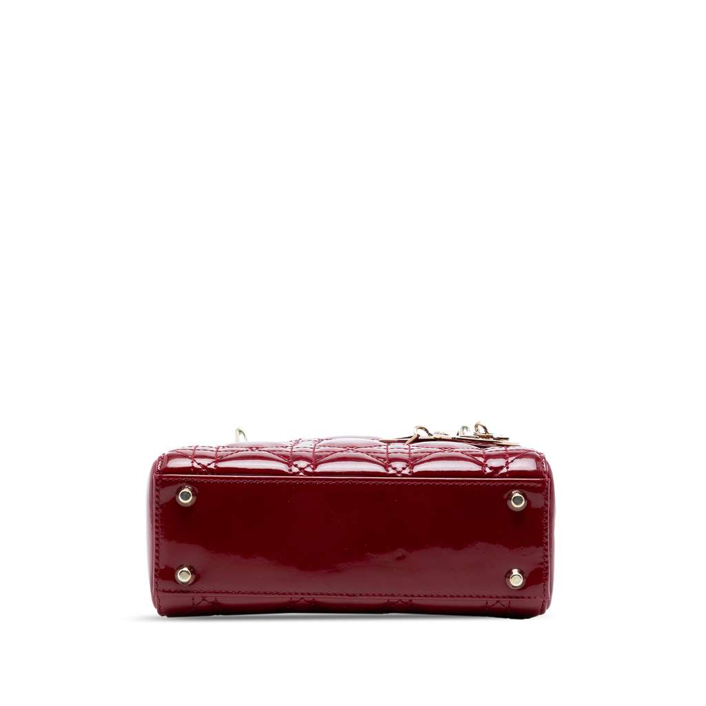 Dior Mini Patent Cannage Lady Dior - 3