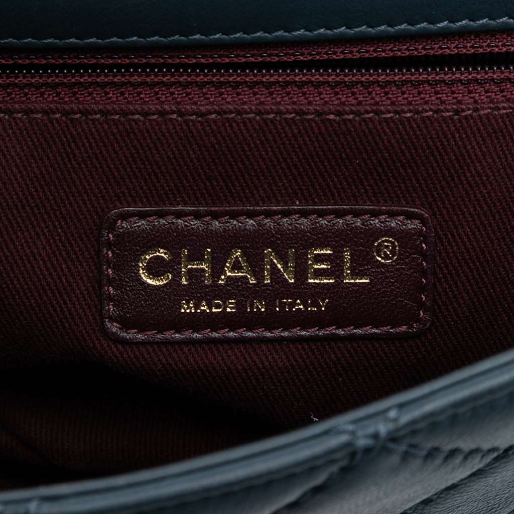 Chanel CC Quilted Calfskin Top Handle Bag - 5