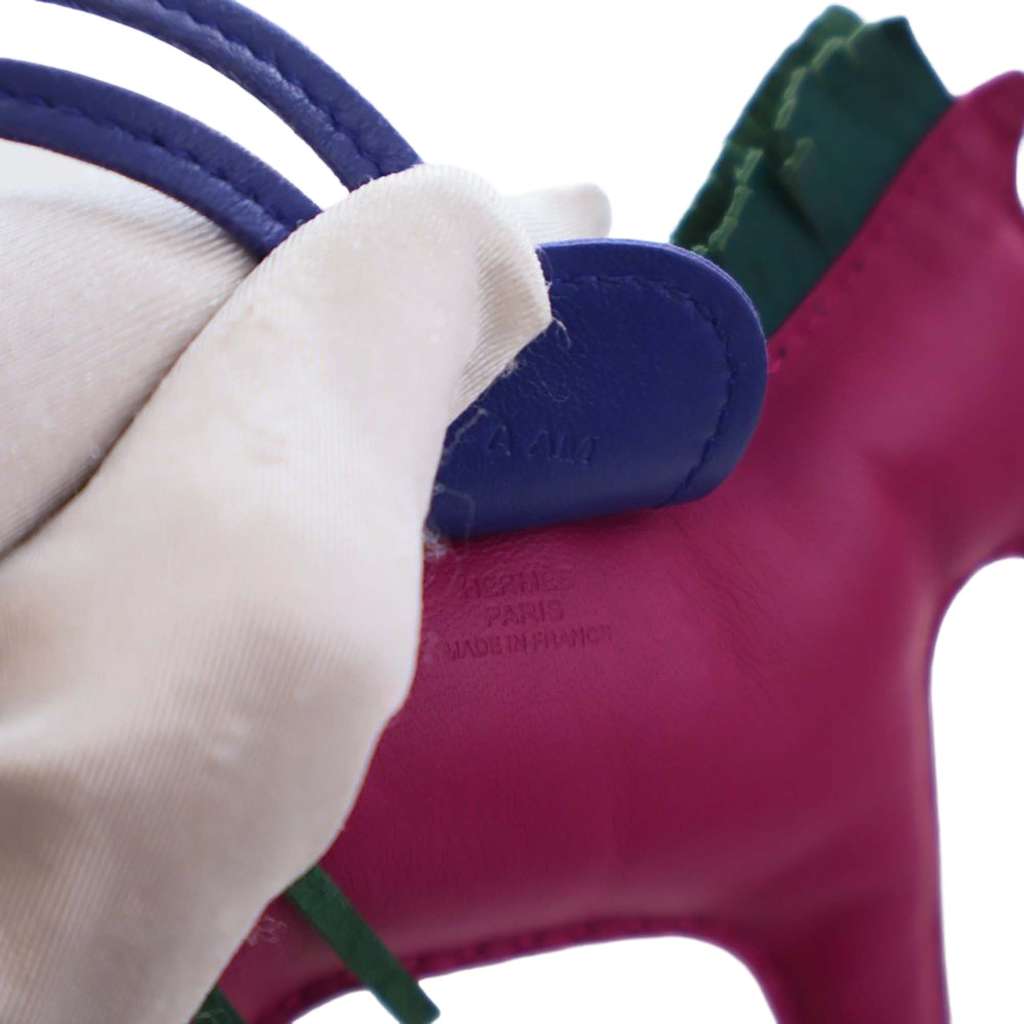 Hermès Milo Lambskin Grigri Rodeo Bag Charm MM - 3