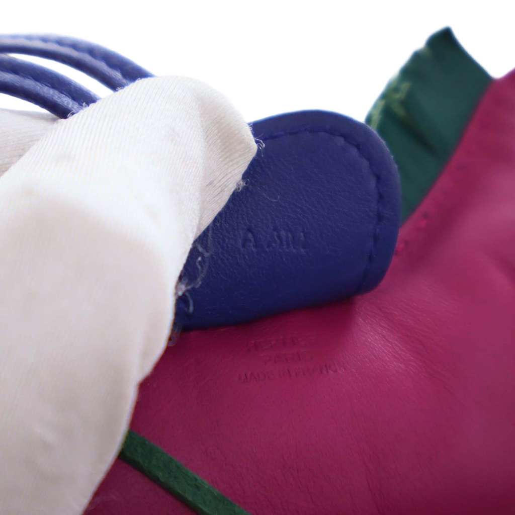 Hermès Milo Lambskin Grigri Rodeo Bag Charm MM - 4