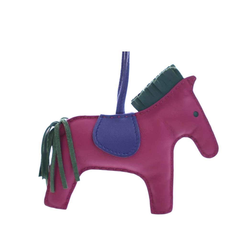 Hermès Milo Lambskin Grigri Rodeo Bag Charm MM - 5