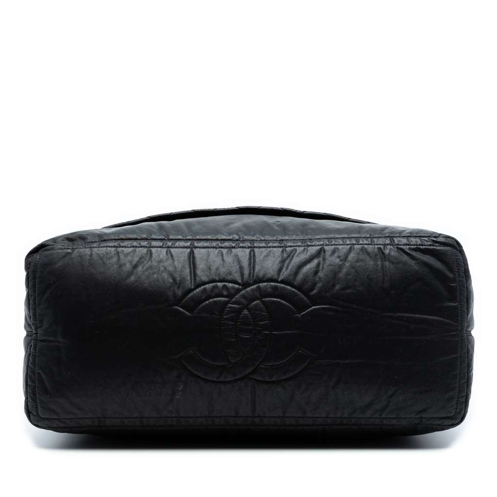 Chanel XL Quilted Coated Canvas Horizontal Sport Weekender - 3