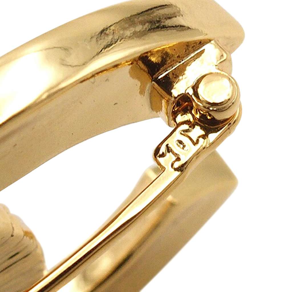 Chanel CC Gold Plated Enamel Brooch - 5