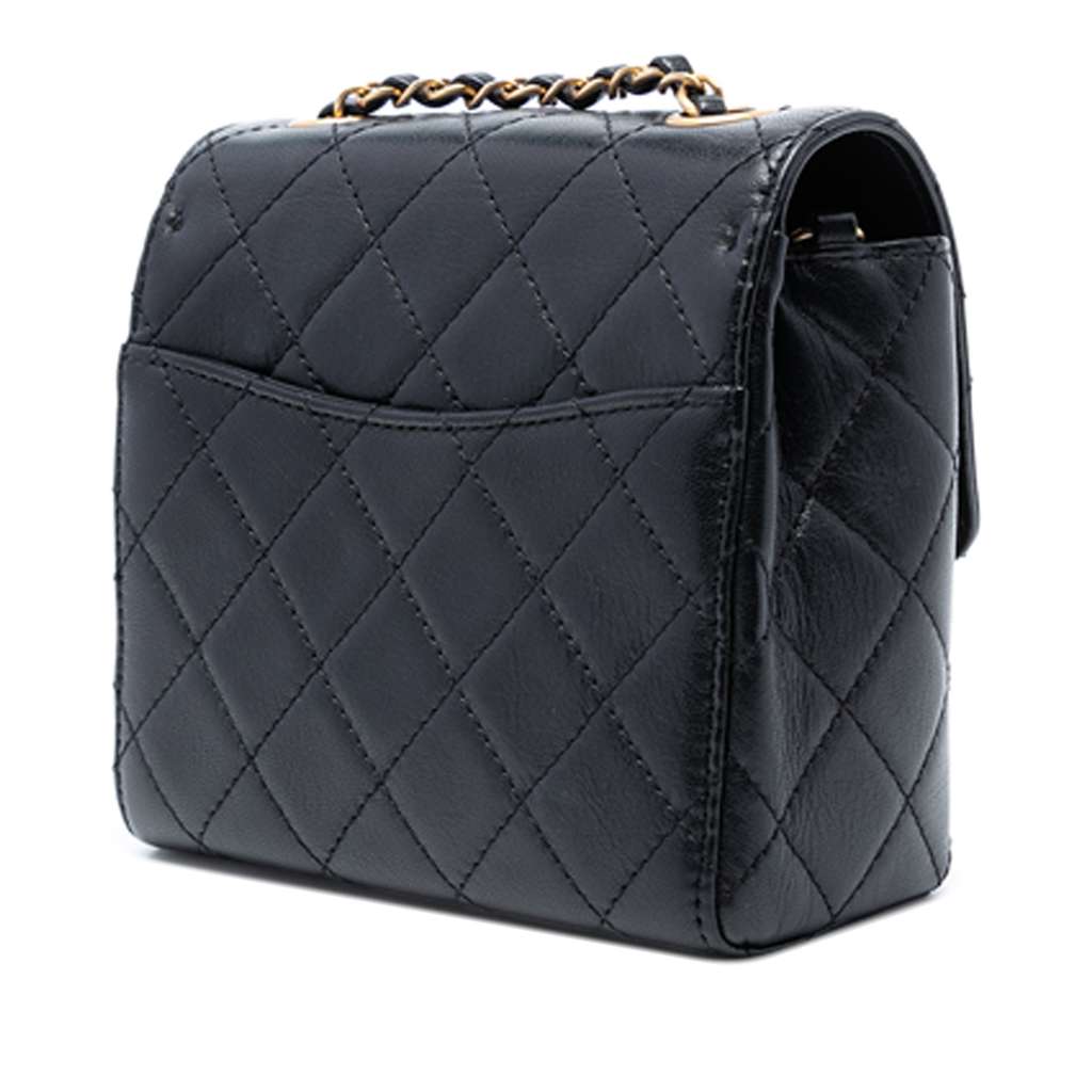 Chanel Mini Square Classic Goatskin Single Flap - 2