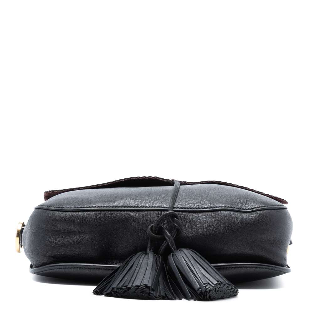 Loewe Leather Anagram Tassel Crossbody - 3