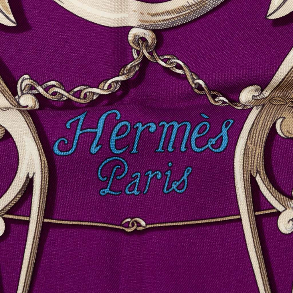 Hermès Par Mefsire Antoine De Plvvinel Silk Scarf 90 - 3