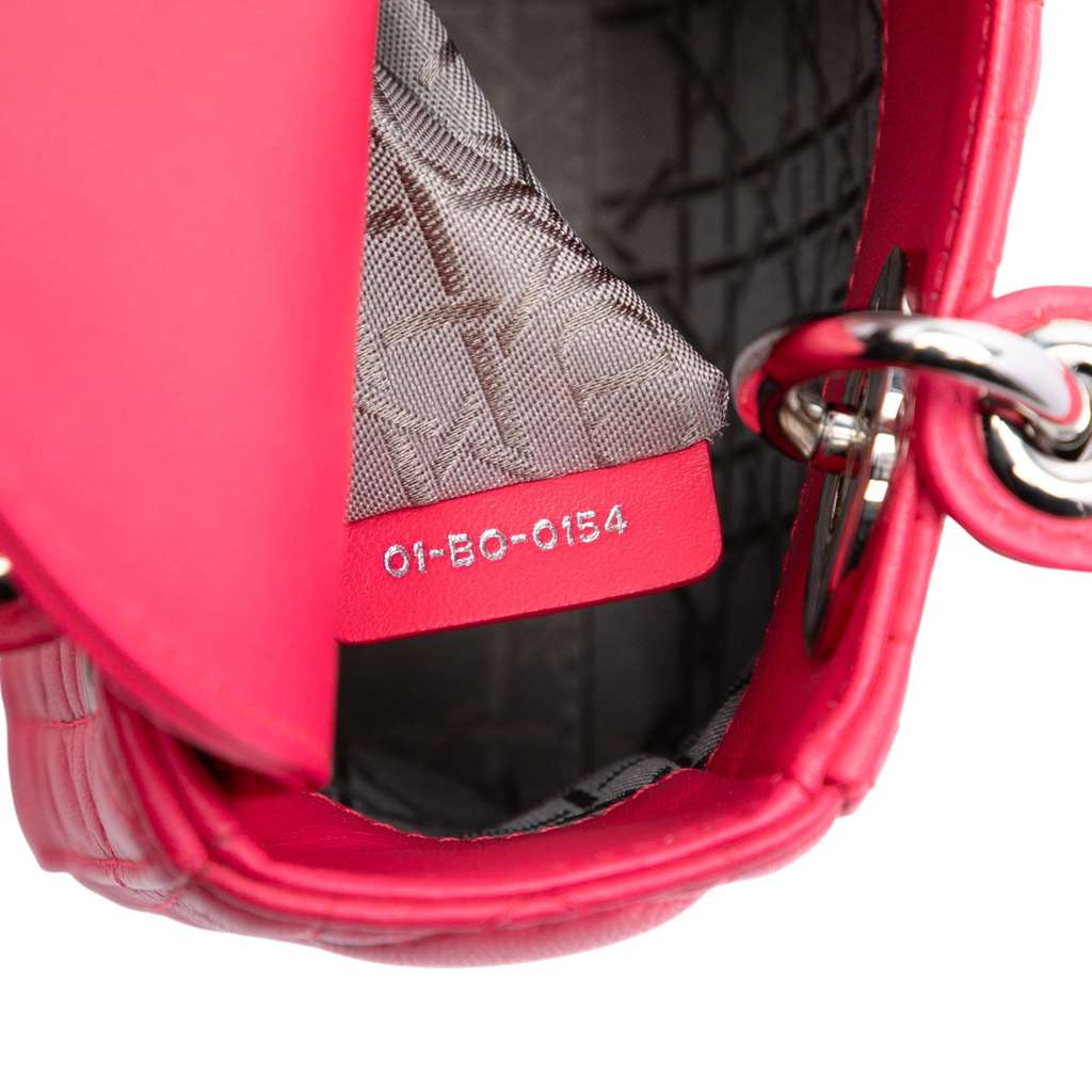 Dior Mini Lambskin Cannage Lady Dior - 5