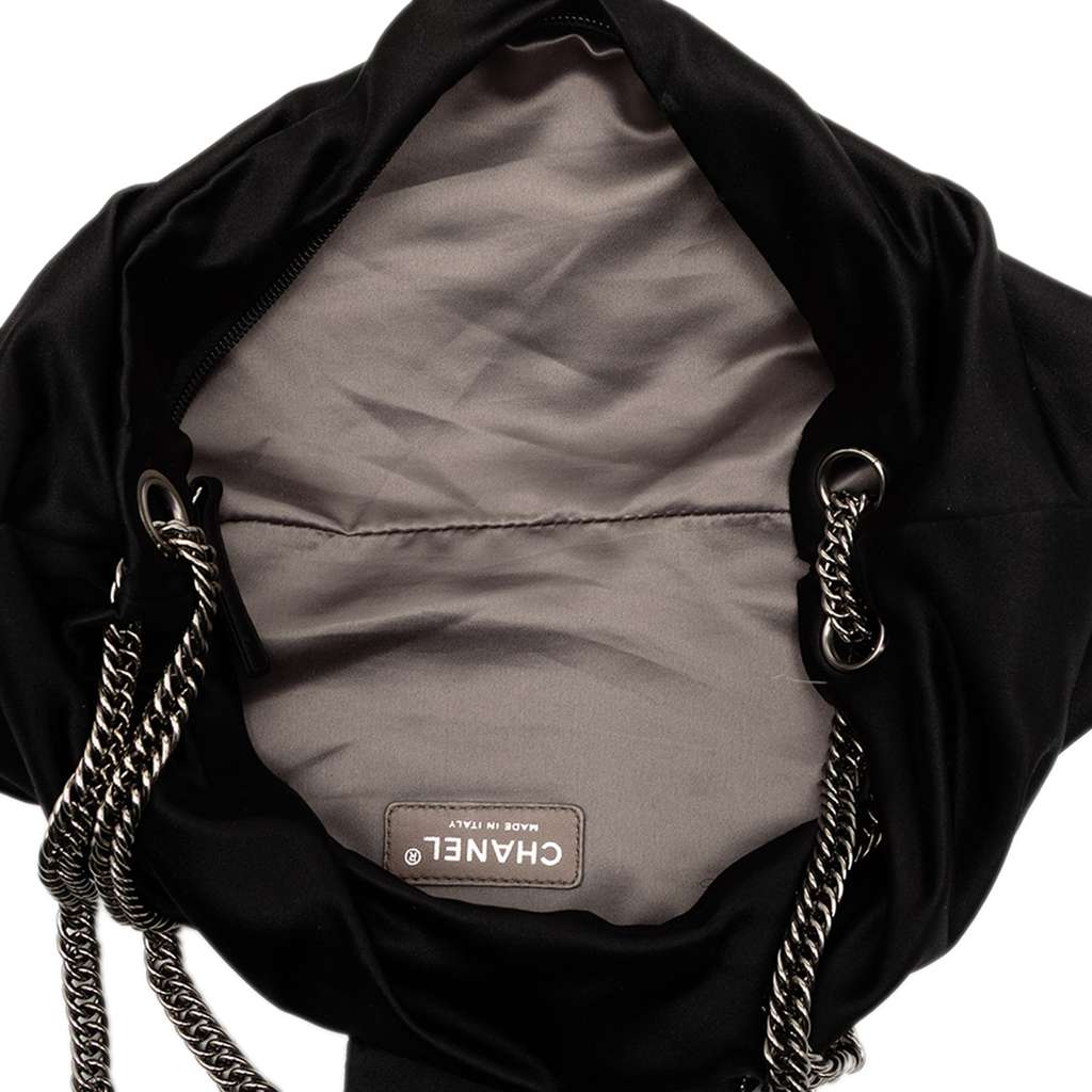 Chanel Medium Satin Bow Mademoiselle Shoulder Bag - 4