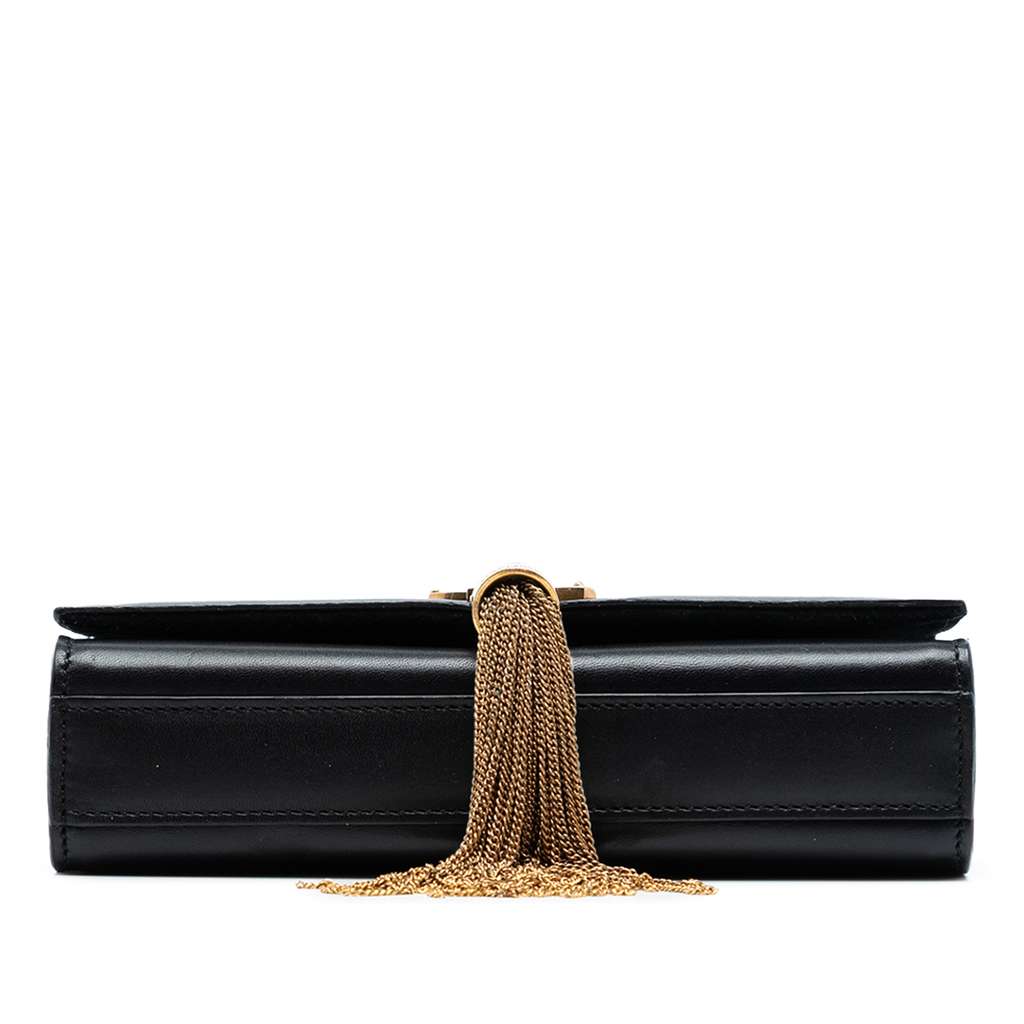 Saint Laurent Small Leather Monogram Kate Tassel Crossbody - 3