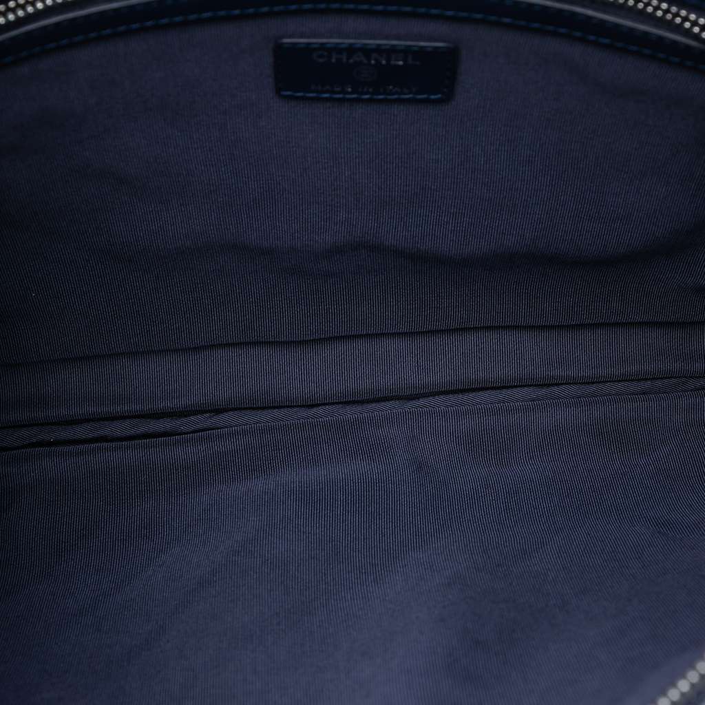 Chanel Large Quilted Caviar O Case Clutch - 4