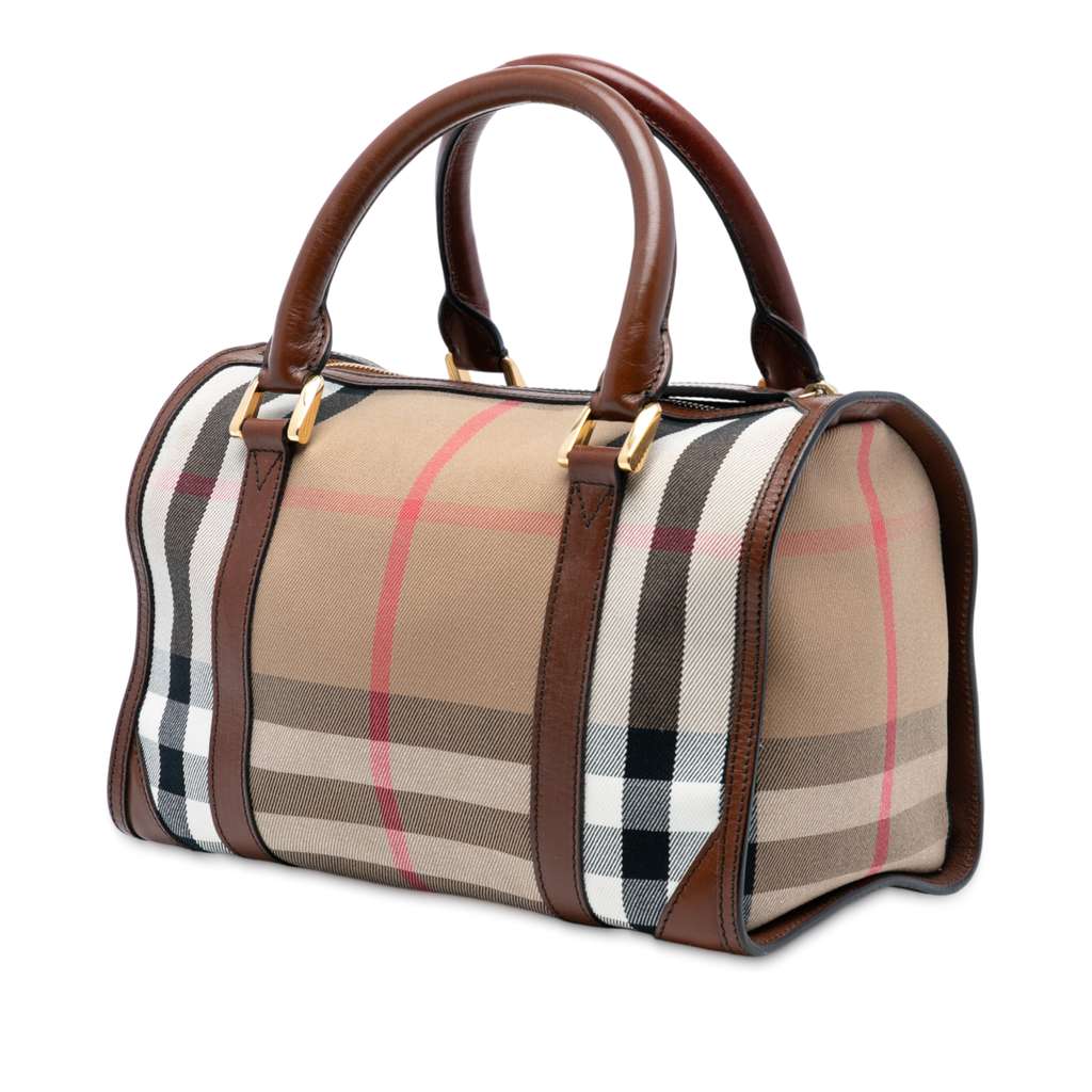 Burberry House Check Canvas Alchester Bowling Bag - 2