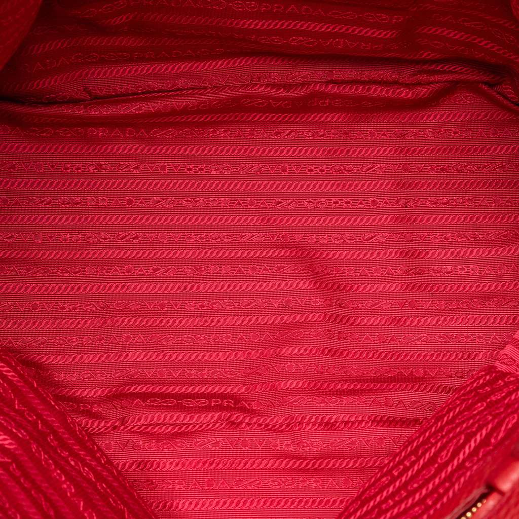 Prada Vitello Daino Open Convertible Tote - 4