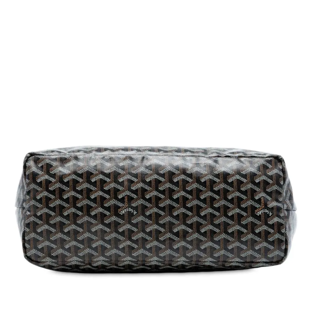 Goyard Goyardine Saint Louis PM Black Canvas Good - Inside View