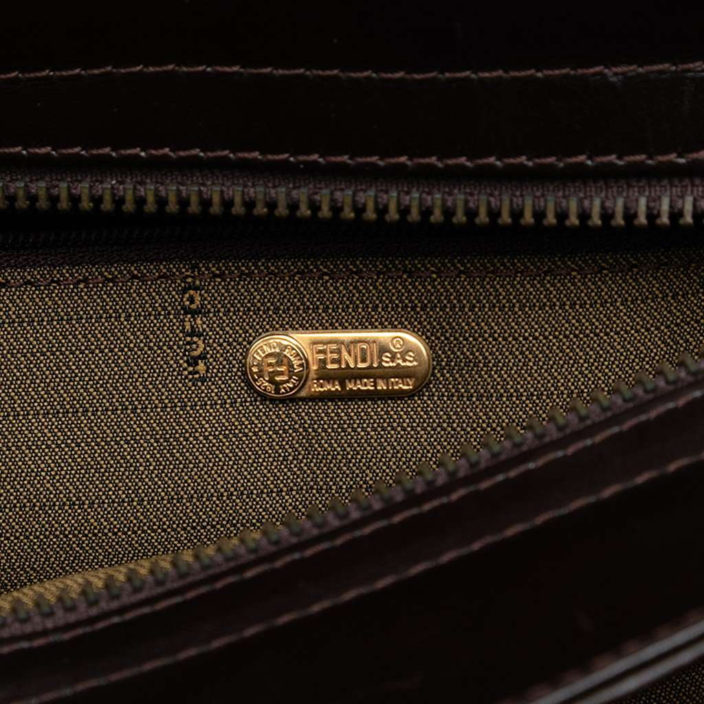 Fendi Zucca Canvas Handbag - 5