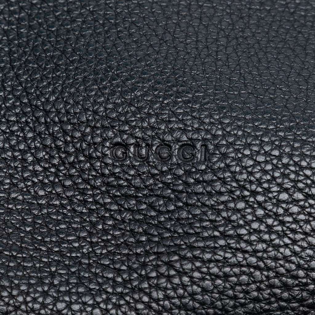 Gucci Medium Calfskin Bamboo Daily Shopper Satchel - 5