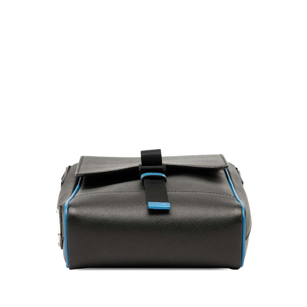 Prada Saffiano Buckle Messenger Bag - 3