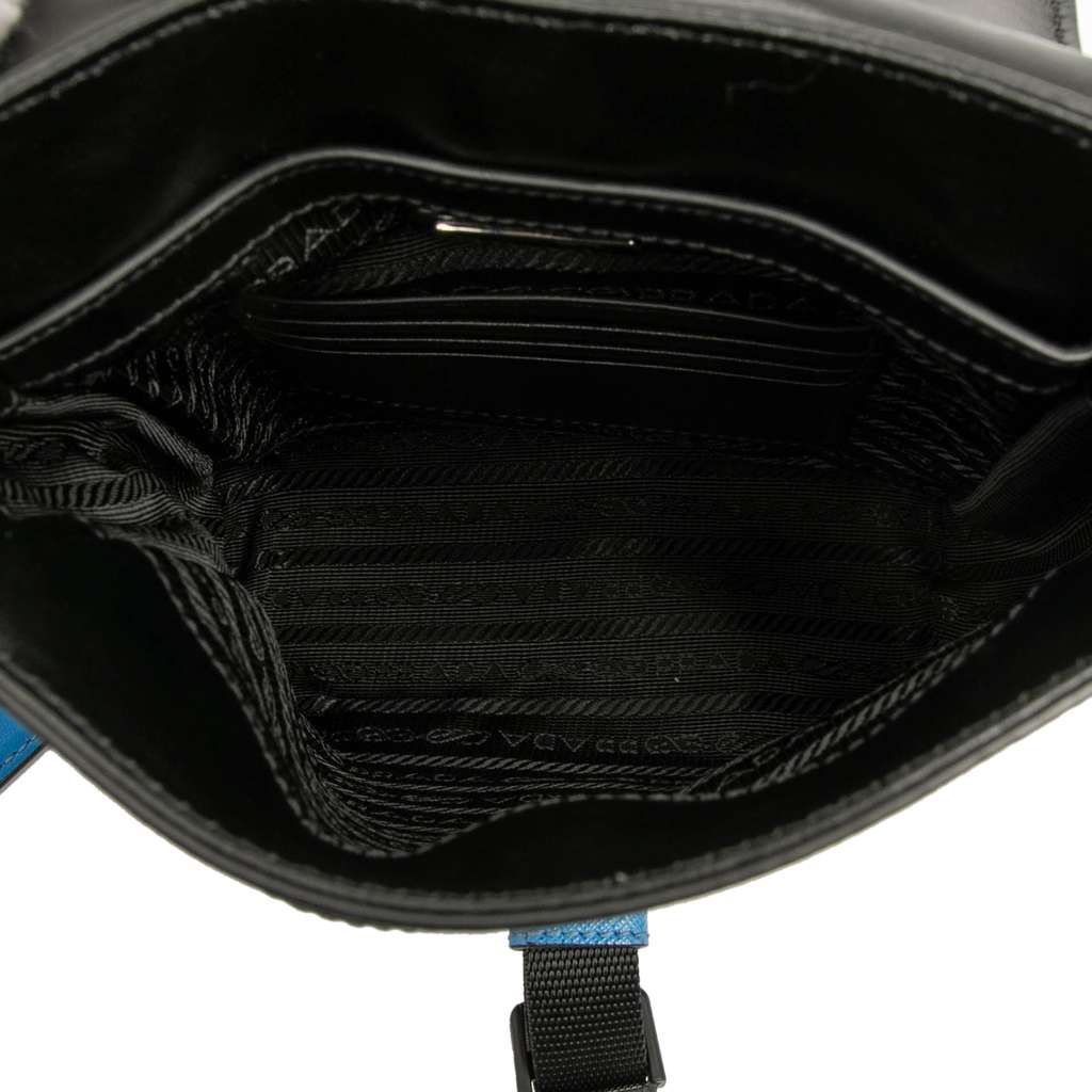 Prada Saffiano Buckle Messenger Bag - 4