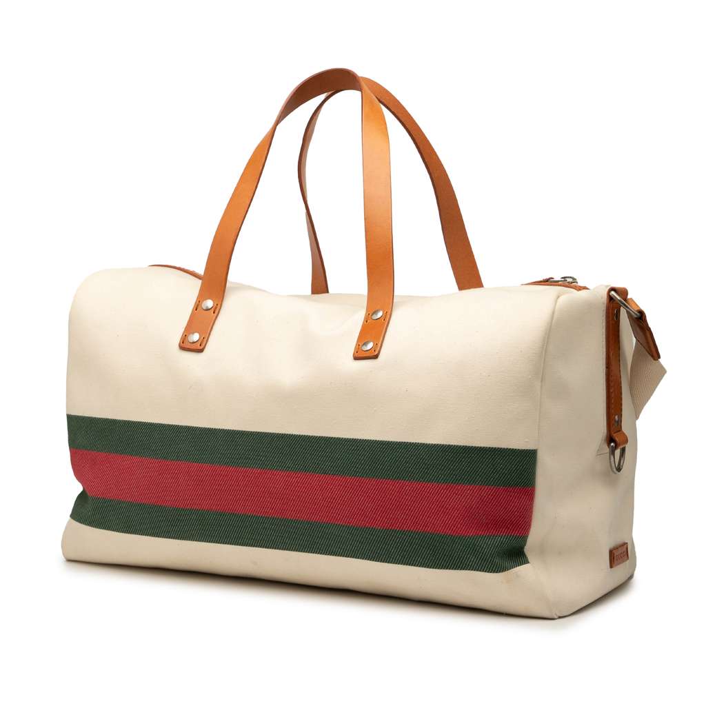 Gucci Canvas Web Duffle Bag - 2