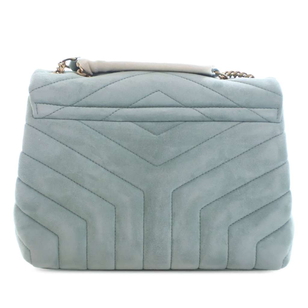 Saint Laurent Small Suede Loulou Shoulder Bag - 2