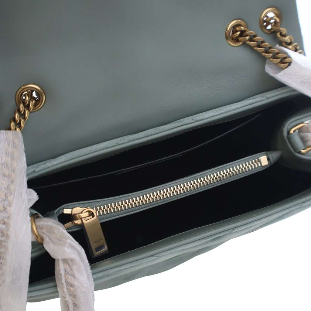 Saint Laurent Small Suede Loulou Shoulder Bag - 4