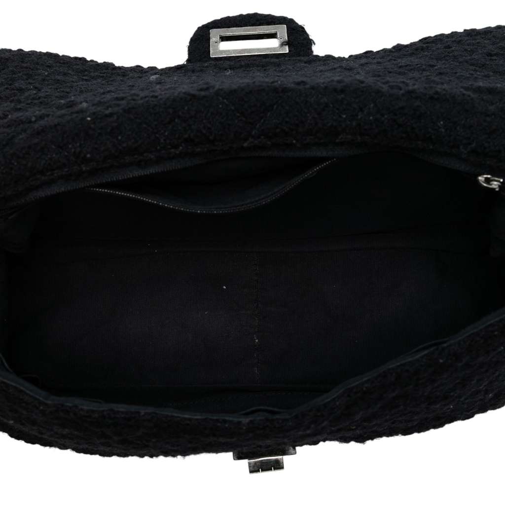 Chanel Jumbo Reissue 2.55 Quilted Tweed Easy Messenger Flap - 4